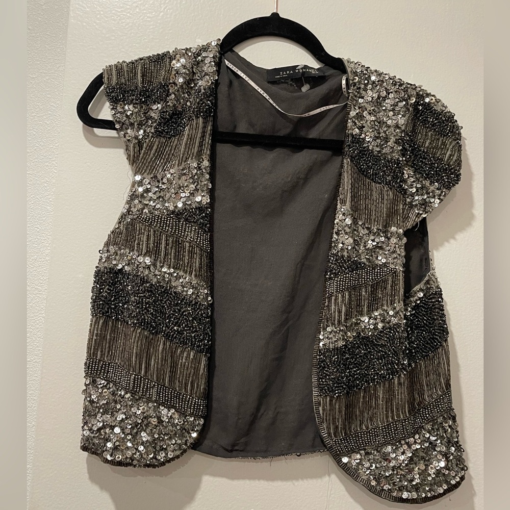 Zara Black Label Tag Size M vest
